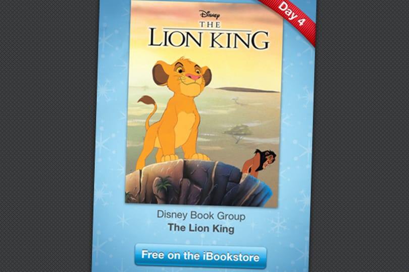12 days of Christmas - mai letöltés: Lion King e-book