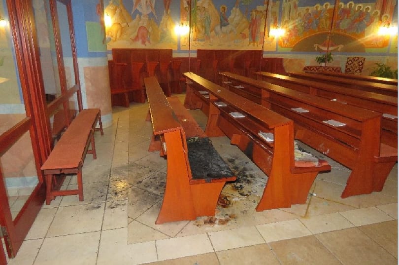 Elkapták a gödöllői templomban gyújtogató férfit