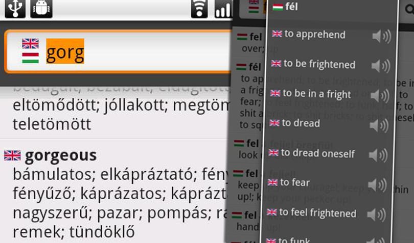 A hét Android alkalmazása: Angol szótár