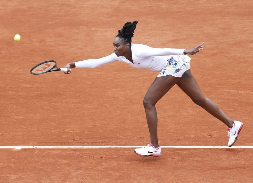 Venus Williams már ki is esett a Roland Garroson
