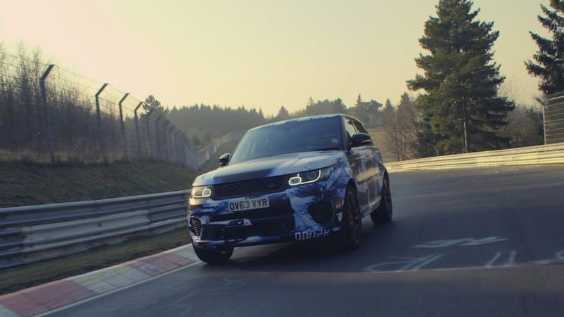 A Range Rover Sport az új rekorder a Nürburgringen