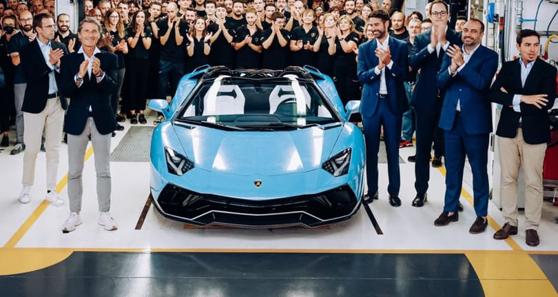 Elkészült a legutolsó Lamborghini Aventador