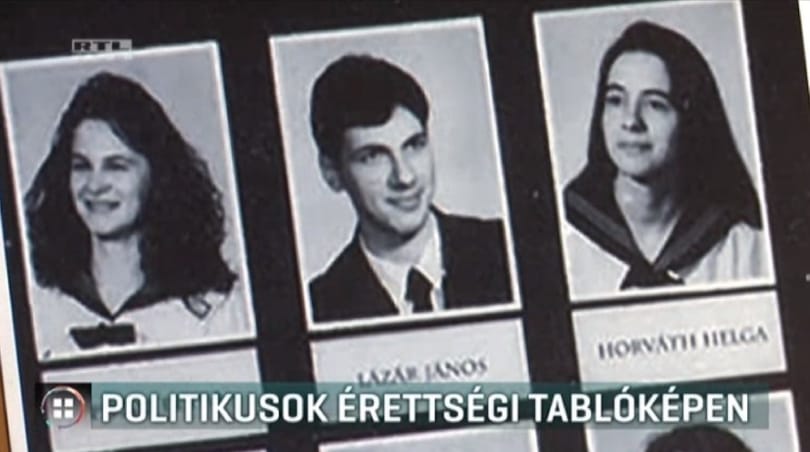 Látta már Lázár János érettségi tablóképét?