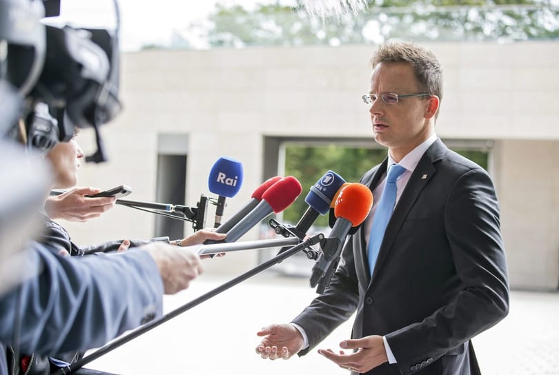 Szijjártó a Die Weltnek: 