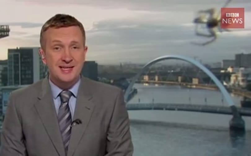 Óriáspók trollkodta szét a BBC híradóját