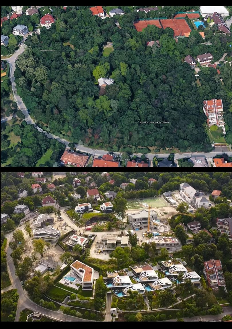 Sokatmondó képek: előtte-utána a helyszínről, ahol Tiborcz elitklubot nyitott