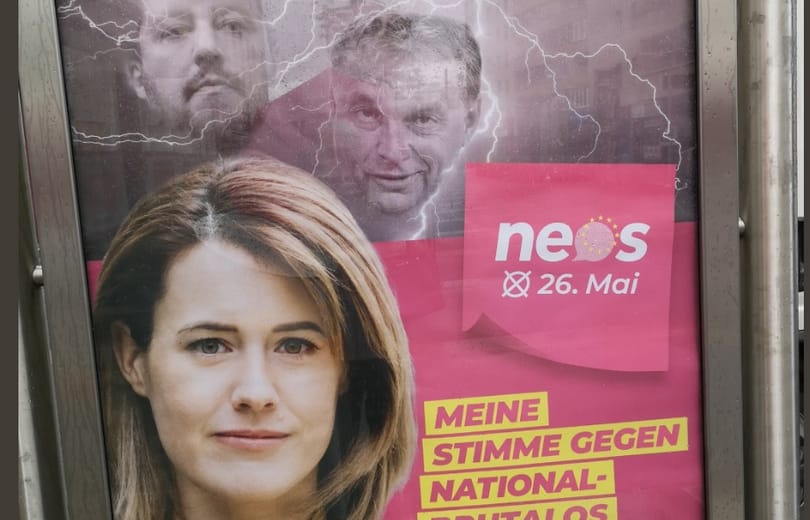 Orbán arcával kampányolnak az osztrák liberálisok