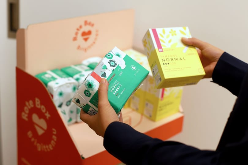 Ingyen kaphatnak betétet, tampont a rászoruló nők Bécsben
