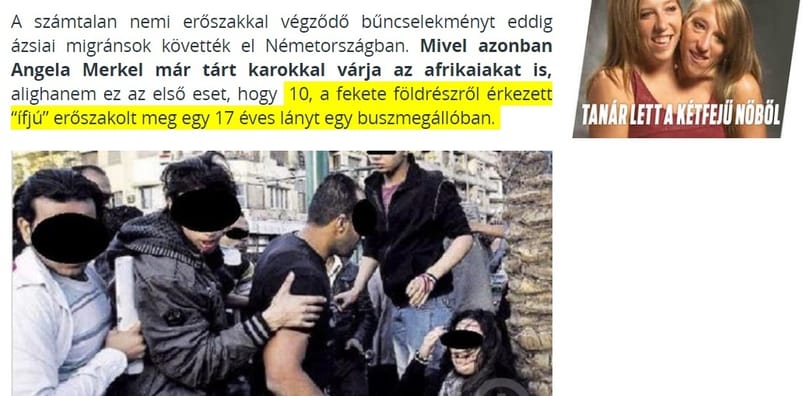 Így tesz erőszakot egy rendőrségi híren a Ripost