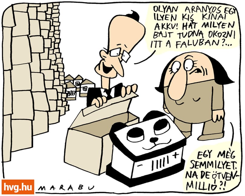 Marabu Féknyúz: Kis aranyos kínai akku