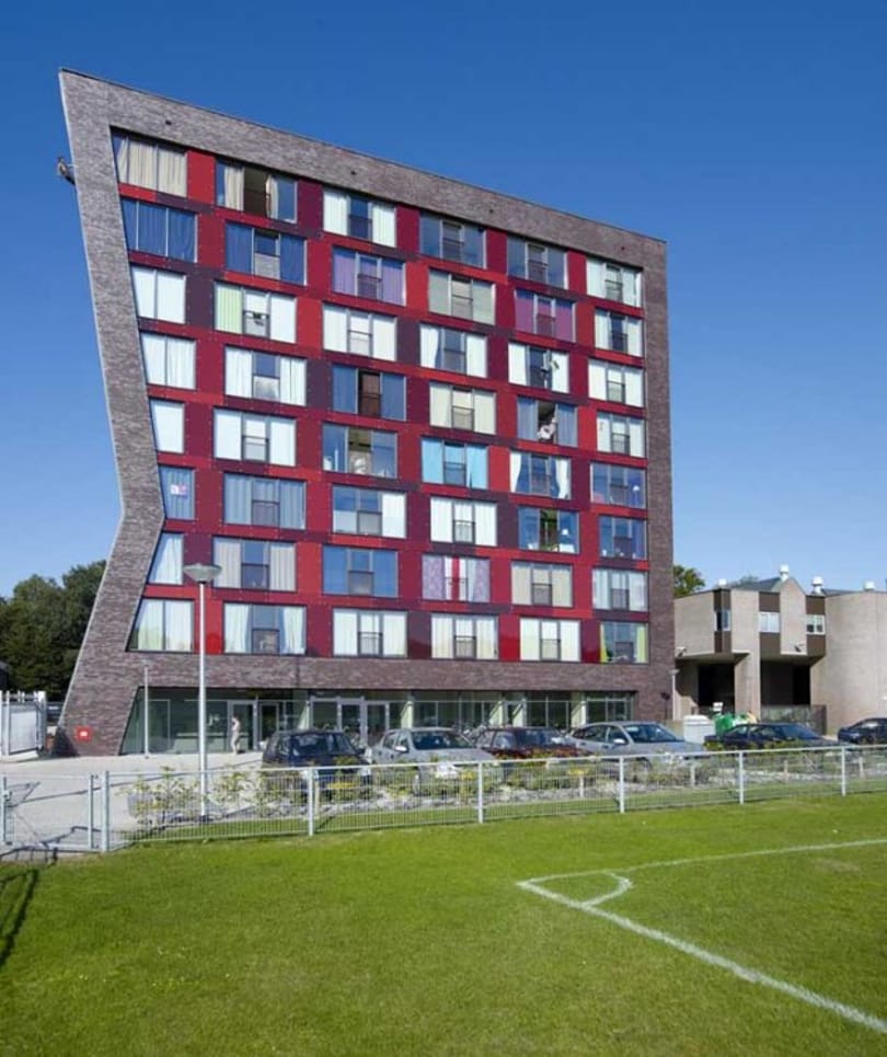 Ilyen egy mászófalas kollégium