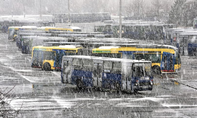 A BKV-buszok 99 százaléka elindult reggel