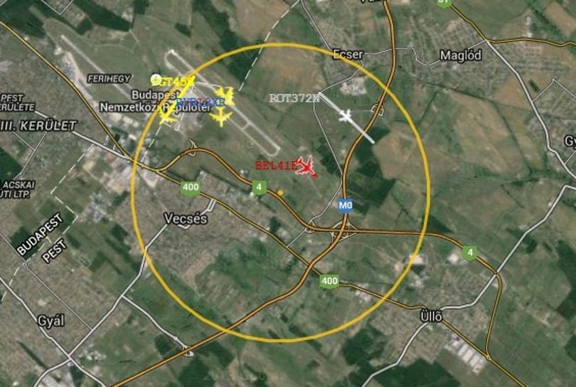 Itt nézheti meg, mik repkednek éppen Budapest felett