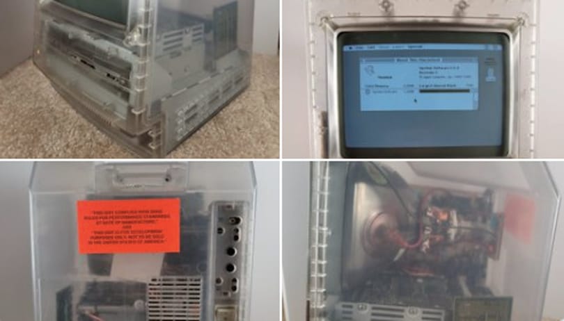4 MB RAM, 8 MHz-es processzor: előkerült az Apple Macintosh Classic átlátszó prototípusa