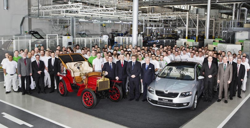Elkészült a Skoda történetének tizenötmilliomodik autója