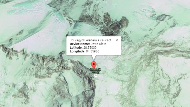 Klein Dávid elérte a 8156 méteres csúcsot - oxigénpalack nélkül