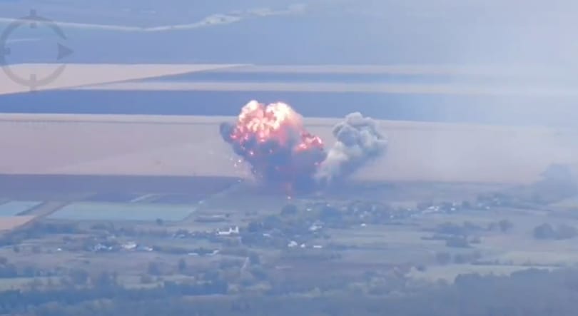 Videón, ahogy két orosz vadászgépet kilőnek az ukránok