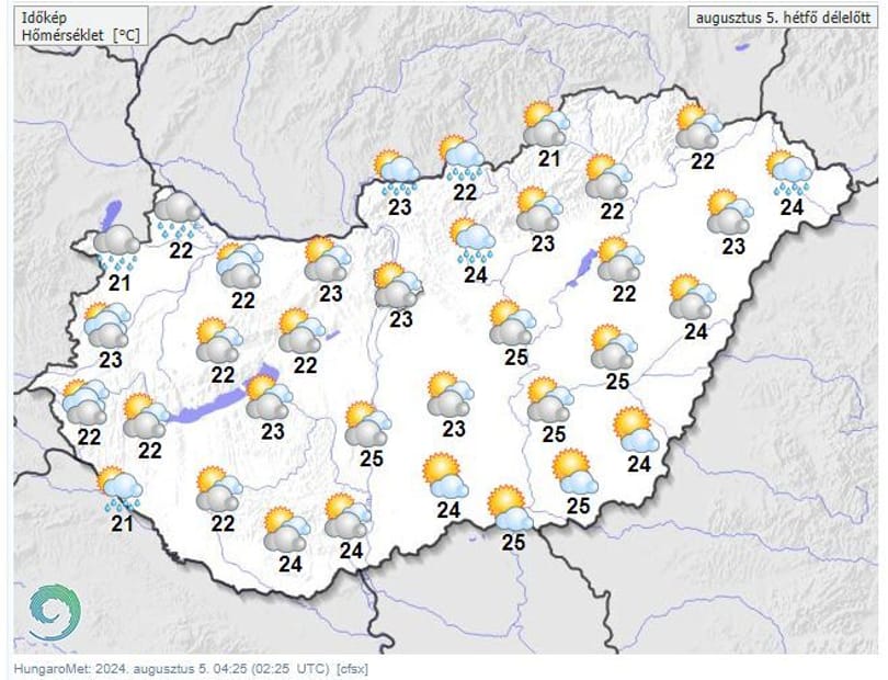 Hűsítő hidegfront teszi elviselhetőbbé az életünket, élvezzük ki, mert a hét második felétől jön vissza a kánikula