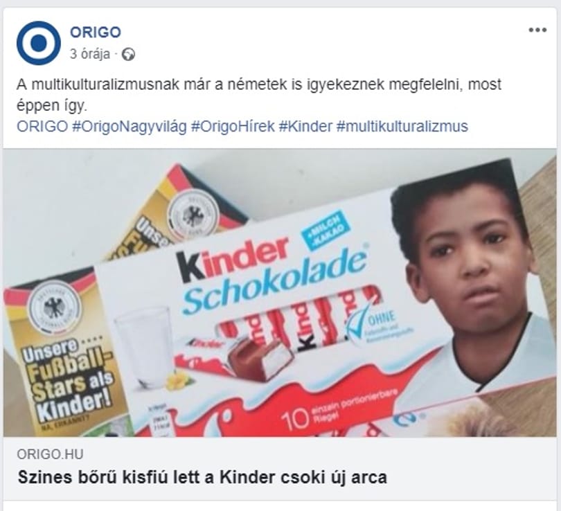 Az Origo felháborodott, hogy Boateng már gyerekkorában is fekete volt