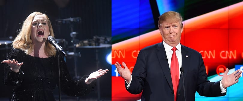 Donald Trump engedély nélkül használta Adele slágerét