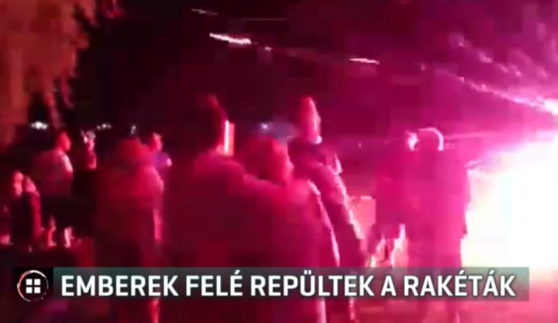 Egy szemtanú videóra vette, ahogy a nézők közé csapódik a tűzijáték Zánkán