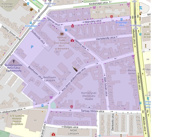 Több utcát is kiürítenek a 12. kerületben egy betonromboló bomba miatt