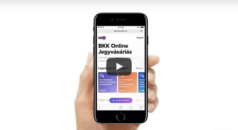 Na, valahogy így kellett volna már eleve kinéznie a BKK online shopjának