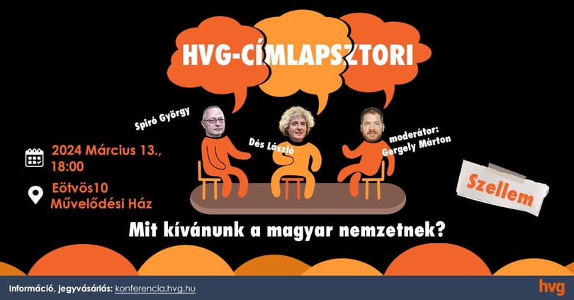 A Kánaán vagy történelmi katasztrófa jön? A Címlapsztori-szalonban várja olvasóit a HVG