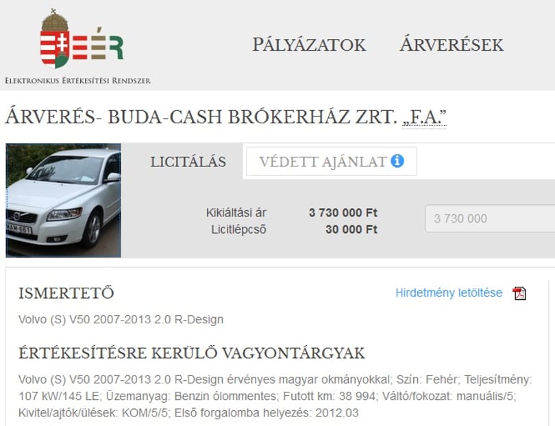 Eladják a Buda-Cash autóit - itt válogathat közülük