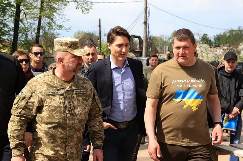 Justin Trudeau Irpinybe látogatott