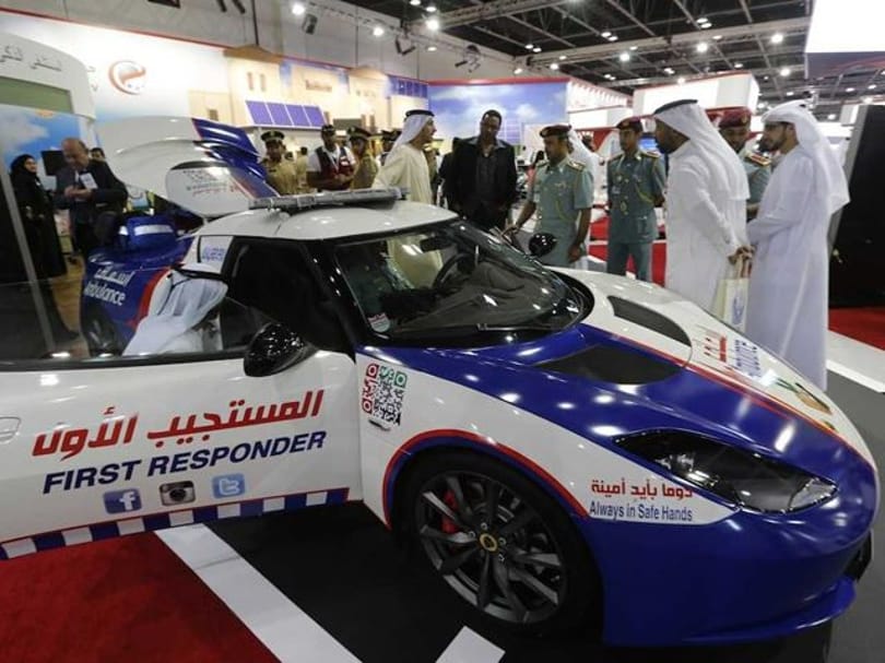 Lotus Evora S: a dubaji mentősöké a világ leggyorsabb orvosi autója - fotók