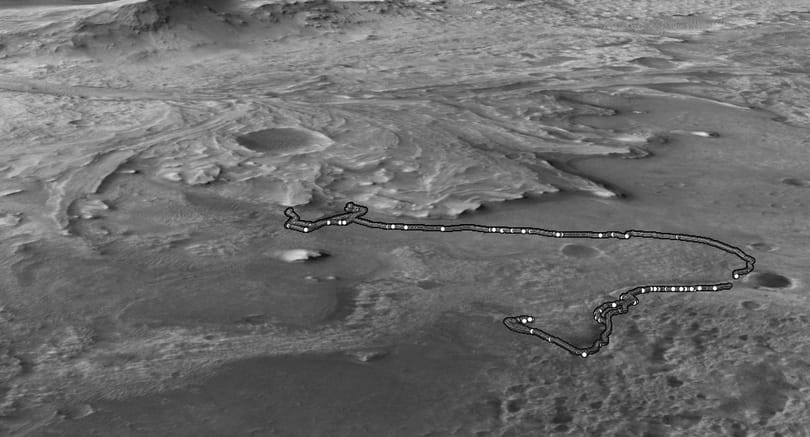 Google Earth-szerű térkép készült a Marsról, 110 ezer fotóból rakták össze