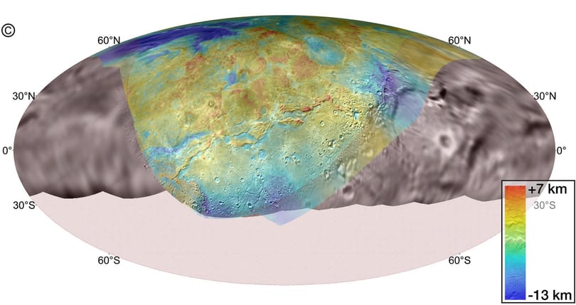 Izgalmas térkép készült a Pluto Charon nevű holdjáról, feltárja a történelmét