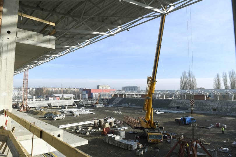 Épül-szépül a Vasas új, hétmilliárdos stadionja – fotókon mutatjuk a munkálatokat