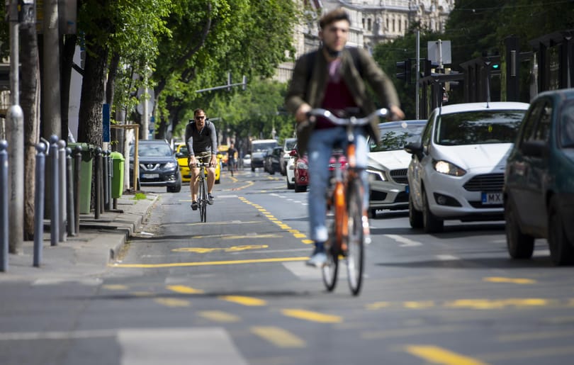 A budapestiek 56 százaléka támogatja az új kerékpársávokat