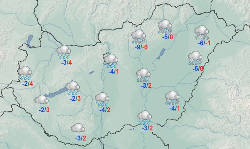 Enyhe, de rossz idő lesz hétfőtől