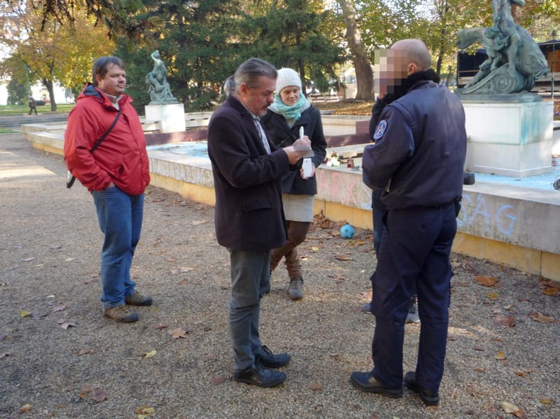 Krétával rajzolókra csaptak le a közterületesek