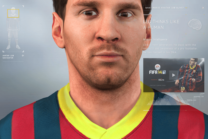 Életnagyságú Lionel Messi kerülhet a böngészőjébe