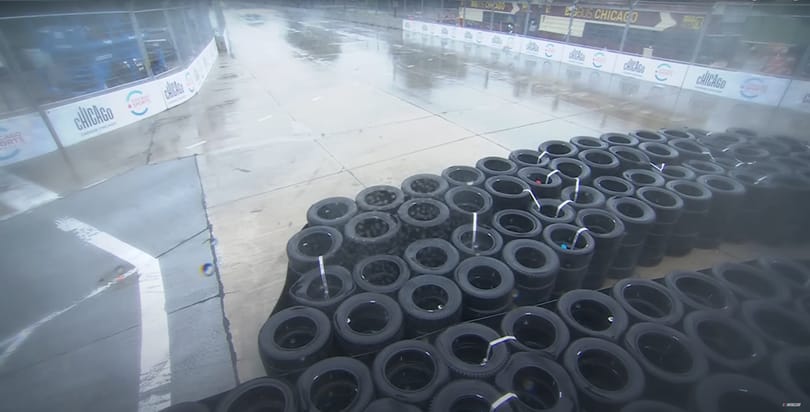 Akkora viharok vannak Chicago környékén, hogy törölni kellett a NASCAR aktuális futamát is