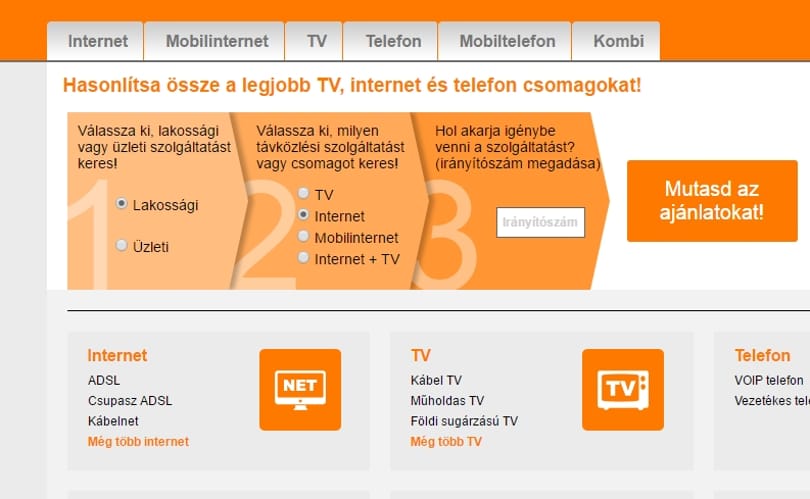 Minden tévés, netes és telefonos ajánlat összehasonlíthatóvá vált