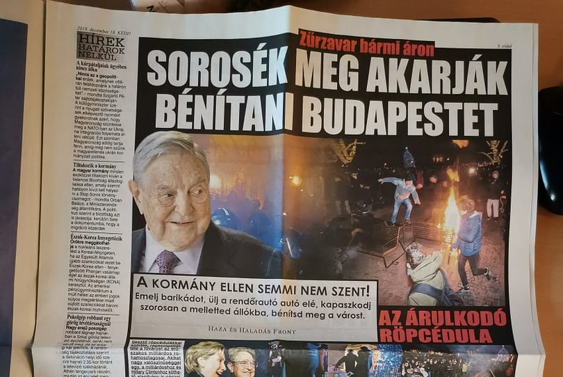 A Ripost a hétfői tüntetésről: Sátán, Hillary Clinton, anarchizmus