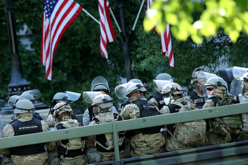 Tüntetőktől kaphatták el a koronavírust az amerikai Nemzeti Gárda tartalékosai