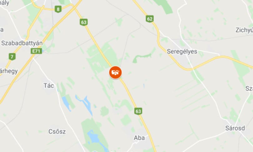 Négy személyautó ütközött Székésfehérvárnál