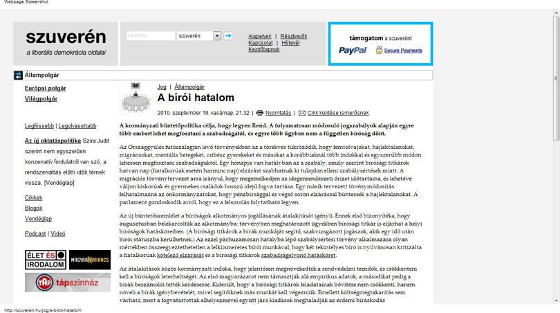 Vége lehet az alkotmánybíráskodásnak