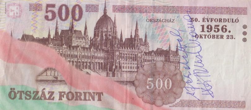 350 500 forintot fizettek egy 500 forintosért, amit Wittner Mária írt alá