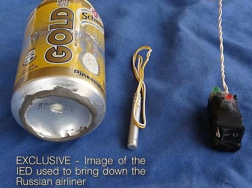 IÁ: Ez a bomba robbant az orosz gépen
