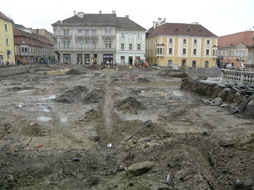 Régészeti botrány Győrött: letarolták a középkori emlékeket
