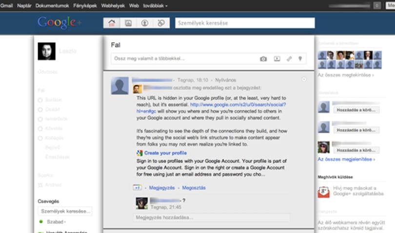 Extra téma a Google Plus-hoz a Chrome-ban