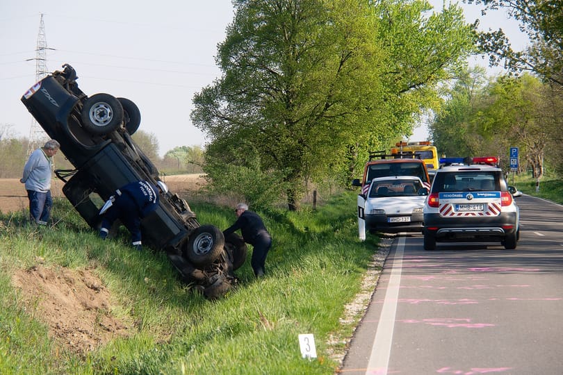 Ijesztő fotók érkeztek a reggeli nagydorogi balesetről