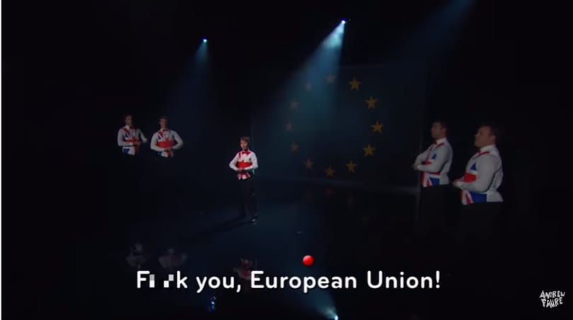 Káromkodós Örömódával szapulják a Brexit-pártiakat – videó